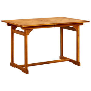 Galleria Design Garden Dining Table (120-170)x80x75 cm Solid Acacia Wood