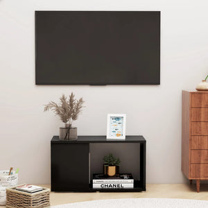 Galleria Design TV Cabinet Black 60x24x32cm Engineered Wood