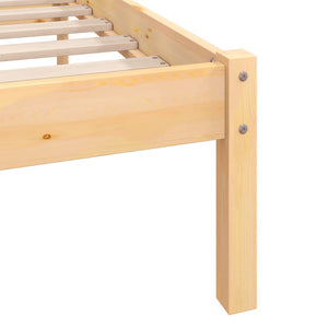 Galleria Design 810077 Galleria Design Bed Frame without Mattress Solid Wood 120x200 cm