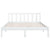 Galleria Design 810078 Galleria Design Bed Frame without Mattress White Solid Wood 120x200 cm