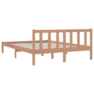 Galleria Design 810080 Galleria Design Bed Frame without Mattress Honey Brown Solid Wood 120x200 cm