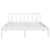 Galleria Design 810093 Galleria Design Bed Frame without Mattress White Solid Wood 160x200 cm