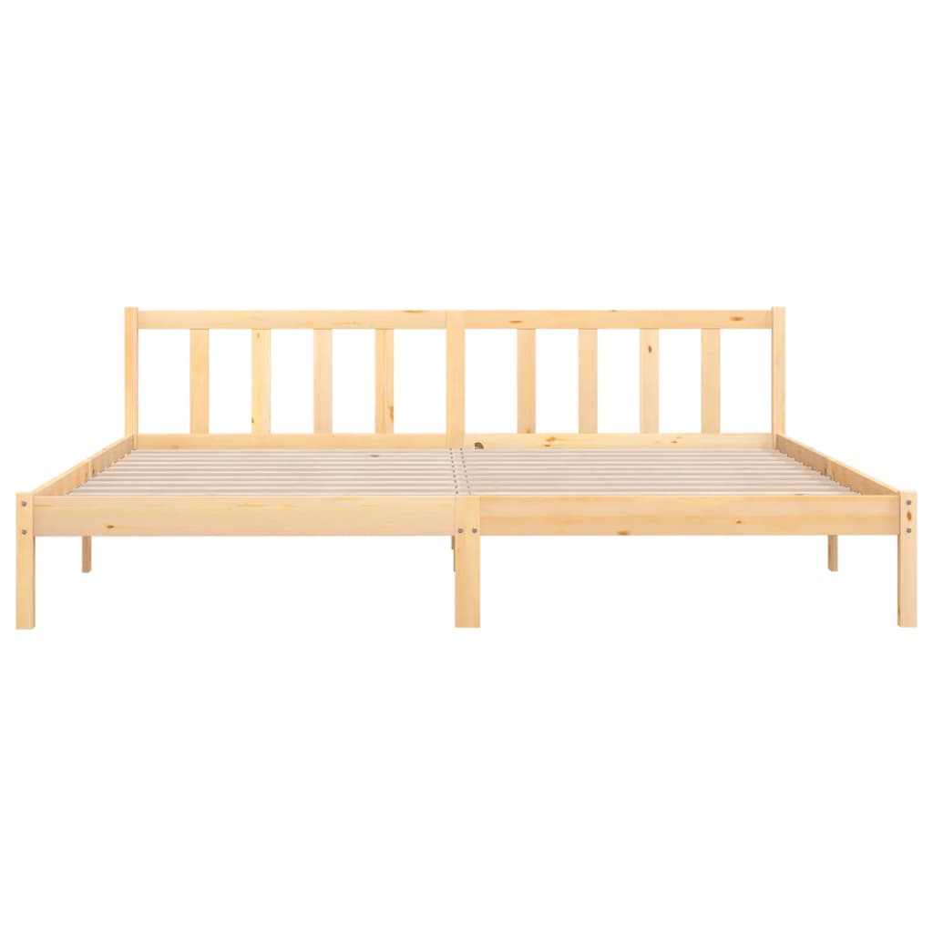 Galleria Design Bed Frame without Mattress Solid Wood Super King Size