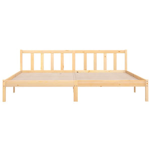 Galleria Design Bed Frame without Mattress Solid Wood Super King Size