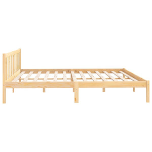 Galleria Design Bed Frame without Mattress Solid Wood Super King Size