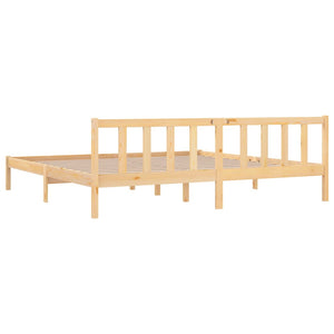 Galleria Design Bed Frame without Mattress Solid Wood Super King Size