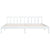 Galleria Design Bed Frame without Mattress White Solid Wood Super King Size