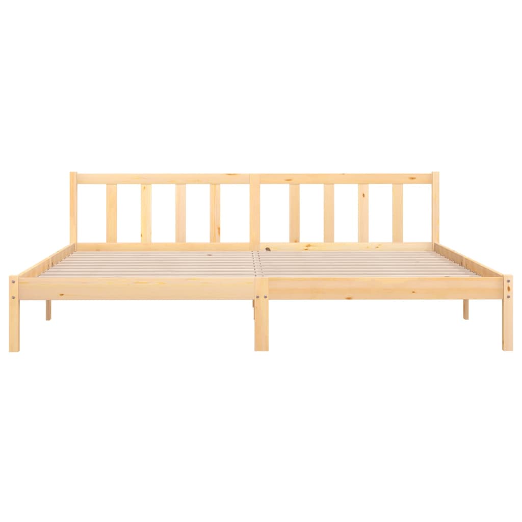 Galleria Design 810102 Galleria Design Bed Frame without Mattress Solid Wood 200x200 cm