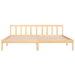 Galleria Design 810102 Galleria Design Bed Frame without Mattress Solid Wood 200x200 cm