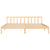 Galleria Design 810102 Galleria Design Bed Frame without Mattress Solid Wood 200x200 cm