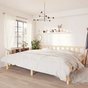 Galleria Design 810102 Galleria Design Bed Frame without Mattress Solid Wood 200x200 cm