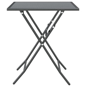 Galleria Design Garden Table 60x60x72 cm Expanded Metal Mesh Anthracite