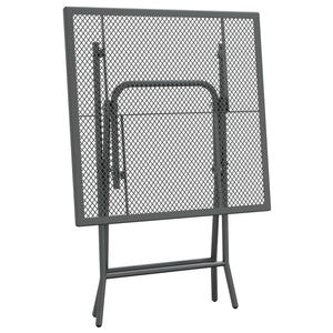 Galleria Design Garden Table 60x60x72 cm Expanded Metal Mesh Anthracite