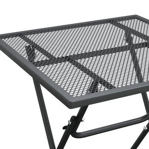 Galleria Design Garden Table 60x60x72 cm Expanded Metal Mesh Anthracite