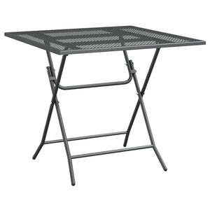 Galleria Design Garden Table 80x80x72 cm Expanded Metal Mesh Anthracite