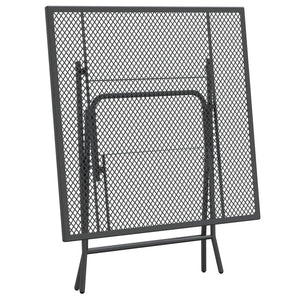 Galleria Design Garden Table 80x80x72 cm Expanded Metal Mesh Anthracite