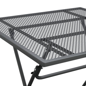 Galleria Design Garden Table 80x80x72 cm Expanded Metal Mesh Anthracite