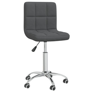 Galleria Design Swivel Dining Chair Dark Grey Fabric