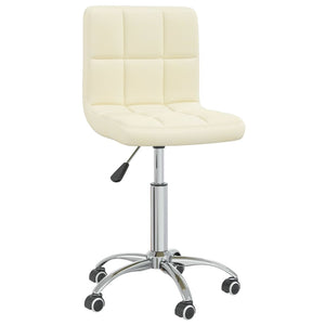 Galleria Design Swivel Dining Chair Cream Fabric