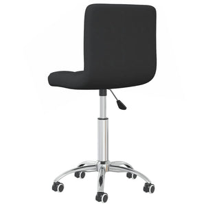 Galleria Design Swivel Dining Chair Black Fabric