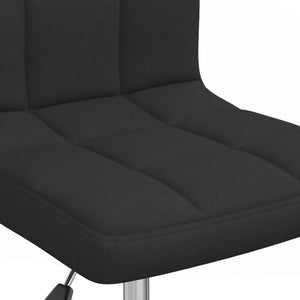 Galleria Design Swivel Dining Chair Black Fabric