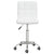 Galleria Design Swivel Dining Chair White Faux Leather