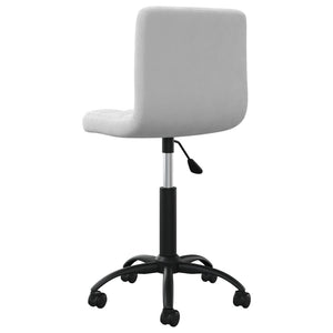 Galleria Design Swivel Dining Chair Light Grey Velvet