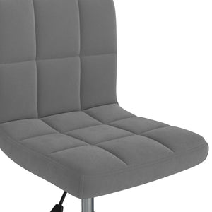 Galleria Design Swivel Dining Chair Dark Grey Velvet