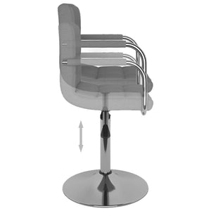 Galleria Design Dining Chair Light Grey Fabric