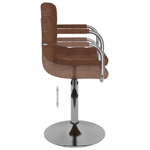 Galleria Design Dining Chair Brown Fabric