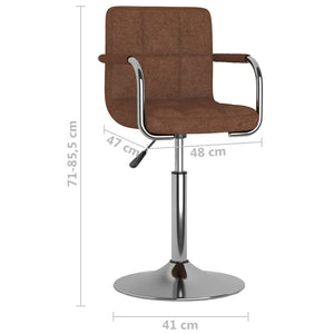 Galleria Design Dining Chair Brown Fabric