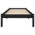 Galleria Design 810006 Galleria Design Bed Frame without Mattress Black Solid Wood 90x200 cm