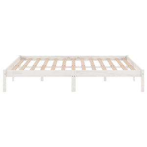 Galleria Design 810013 Galleria Design Bed Frame without Mattress White Solid Wood 120x200 cm