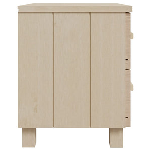 Galleria Design Bedside Cabinet HAMAR Honey Brown 40x35x44.5cm Solid Pinewood