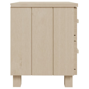 Galleria Design Bedside Cabinets HAMAR 2 pcs Honey Brown 40x35x44.5cm Solid Wood