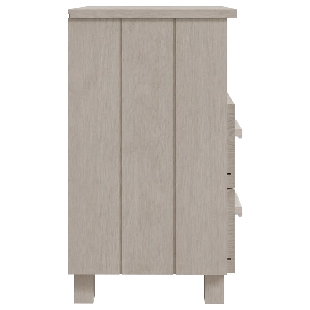 Galleria Design Bedside Cabinet HAMAR White 40x35x62 cm Solid Wood Pine