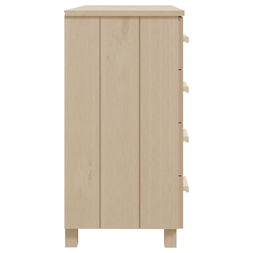 Galleria Design Sideboard HAMAR Honey Brown 79x40x80 cm Solid Wood Pine