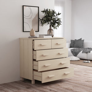 Galleria Design Sideboard HAMAR Honey Brown 79x40x80 cm Solid Wood Pine