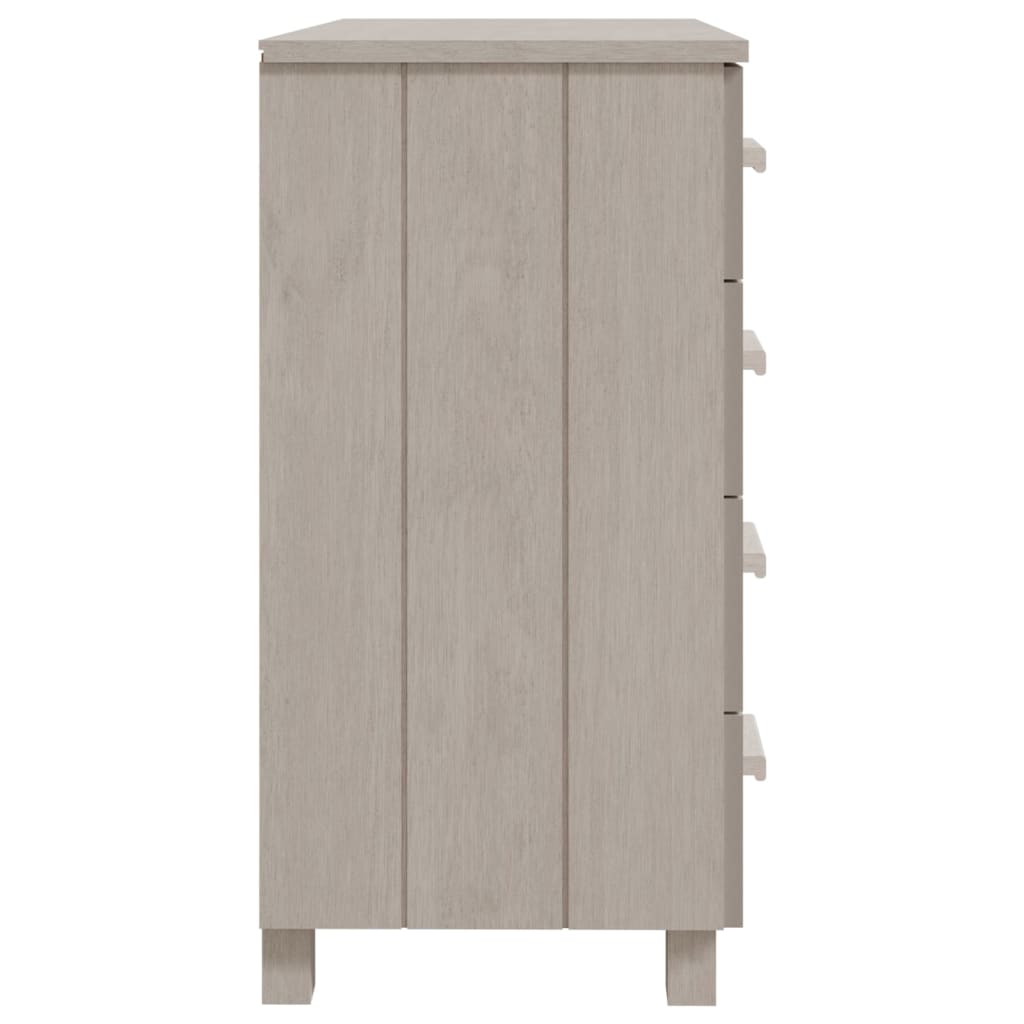 Galleria Design Sideboard HAMAR White 79x40x80 cm Solid Wood Pine