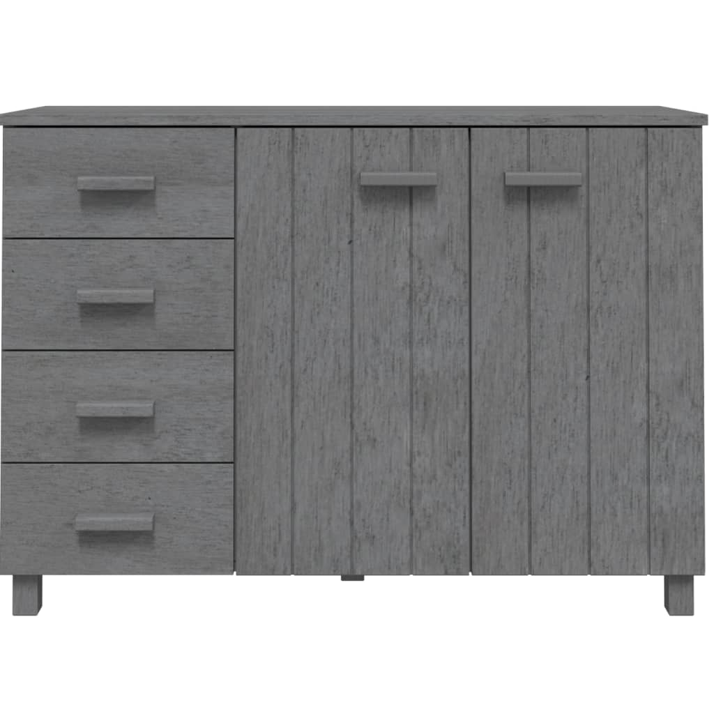 Galleria Design Sideboard HAMAR Dark Grey 113x40x80 cm Solid Wood Pine