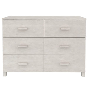 Galleria Design Sideboard HAMAR White 113x40x80 cm Solid Wood Pine