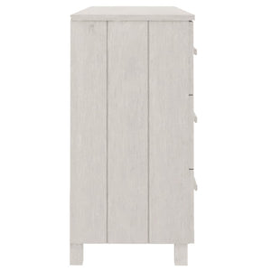 Galleria Design Sideboard HAMAR White 113x40x80 cm Solid Wood Pine