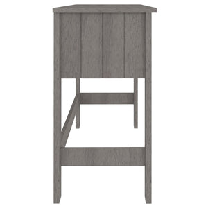 Galleria Design Desk HAMAR Light Grey 110x40x75 cm Solid Wood Pine