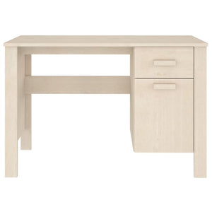 Galleria Design Desk HAMAR Honey Brown 113x50x75 cm Solid Wood Pine