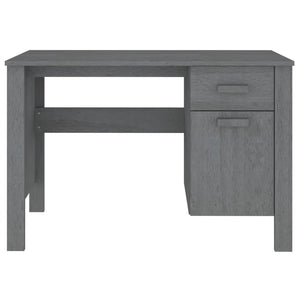 Galleria Design Desk HAMAR Dark Grey 113x50x75 cm Solid Wood Pine