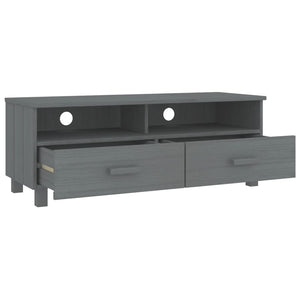 Galleria Design TV Cabinet HAMAR Dark Grey 106x40x40 cm Solid Wood Pine