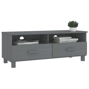 Galleria Design TV Cabinet HAMAR Dark Grey 106x40x40 cm Solid Wood Pine