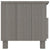 Galleria Design TV Cabinet HAMAR Light Grey 106x40x40 cm Solid Wood Pine