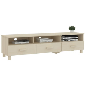 Galleria Design TV Cabinet HAMAR Honey Brown 158x40x40 cm Solid Wood Pine