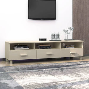 Galleria Design TV Cabinet HAMAR Honey Brown 158x40x40 cm Solid Wood Pine